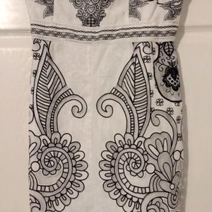 Strapless cocktail dress